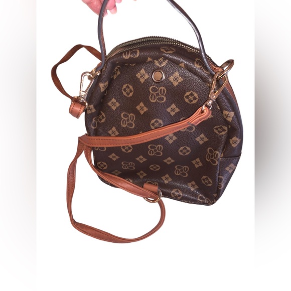 Mini Backpack LV insp with tan straps, NWOT - Picture 10 of 14